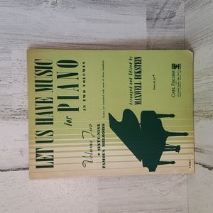Vintage Let Us Have Music for Piano, volume 2, 69 famous melodies, sheet music
